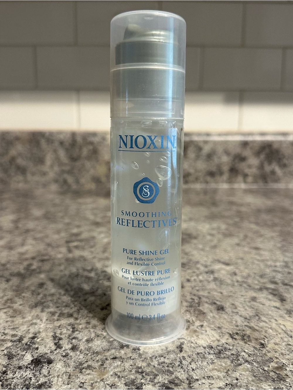 Nioxin Smoothing Reflectives Pure Shine Gel Hair Discontiued VTG HTF 95% Full